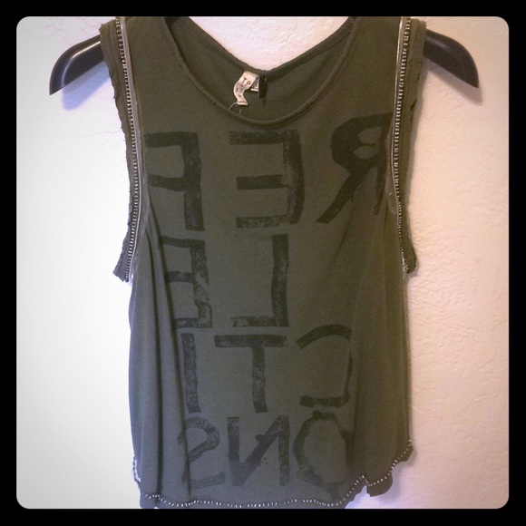😍Free People Slinky Rock beaded Tank - Picture 2 of 5